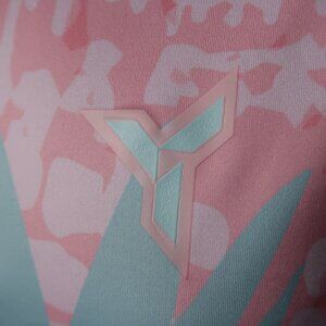 Yatta Golf Tropical Pink Palmetto Stretch Polo (M) OMG! ⛳️